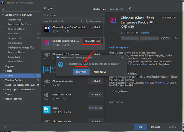 IntelliJ IDEA Ultimate 2021汉化包下载