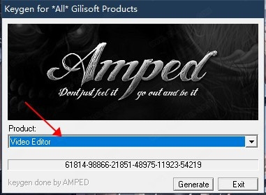GiliSoft Video Editor注册机-GiliSoft Video Editor激活码生成器下载(附使用教程)