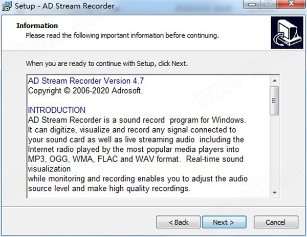 Adrosoft AD Stream Recorder破解版下载 v4.7(附安装教程)