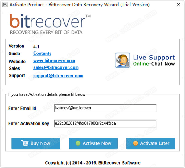 BitRecover Data Recovery破解版 v4.1下载(附注册码)