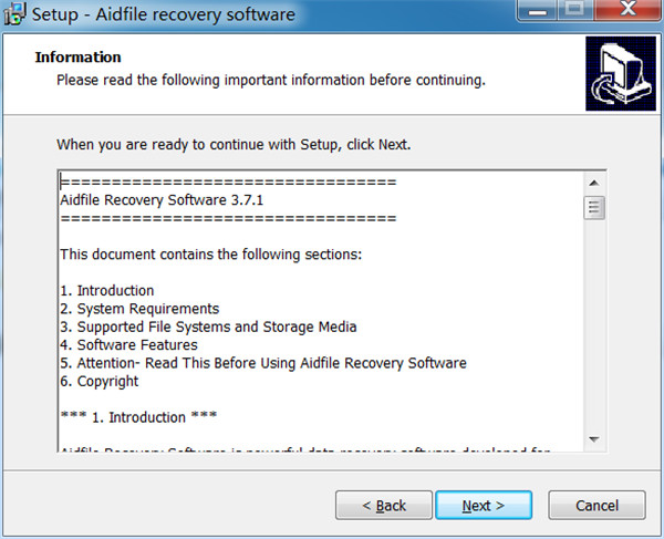 Aidfile Recovery Software破解版下载 v3.7.1.7