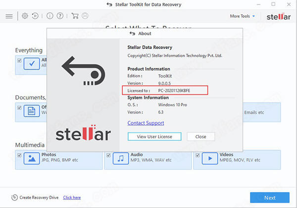 Stellar Toolkit for Data Recov 9中文破解版下载 v9.0.1(附破解补丁)