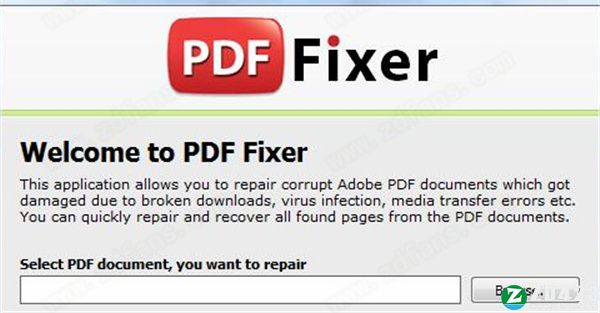 PDF Fixer官方版-PDF Fixer(PDF修复工具)最新版软件下载 v1.4