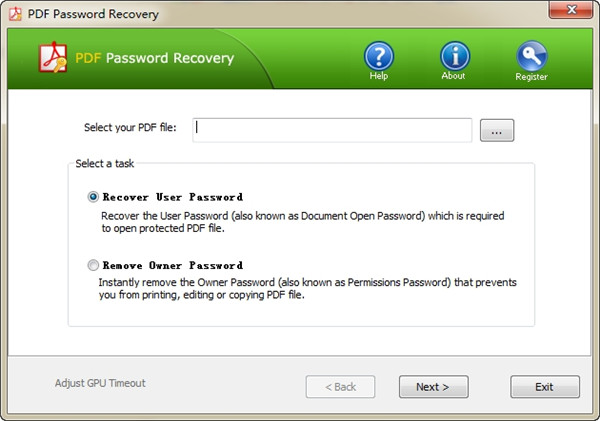 PDF Password Recovery破解版