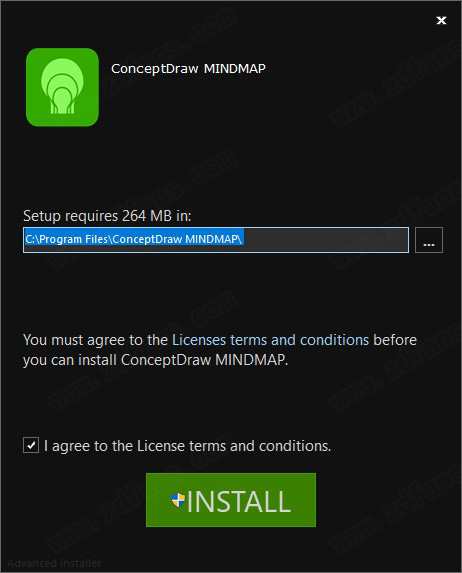 MINDMAP 12破解版-ConceptDraw MINDMAP 12中文免费版下载 v12.0.1.194(附破解补丁)