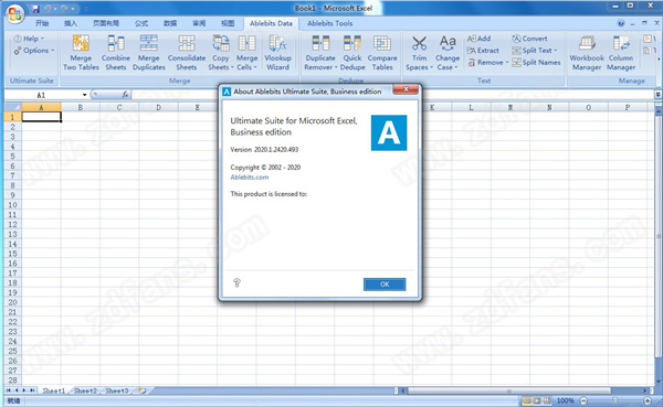 Ablebits Ultimate Suite for Excel 2020