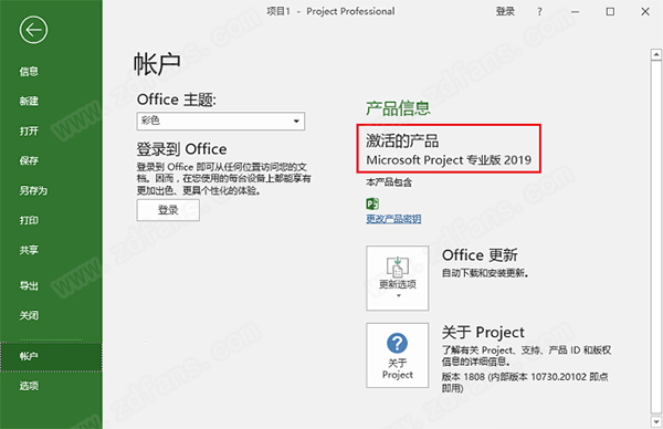 project 2019专业版