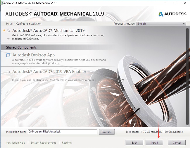 Autodesk AutoCAD 2019英文破解版下载 64位(附注册机/序列号和密钥)[百度网盘资源]