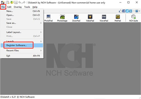 NCH Disketch Disc Label破解版-光盘封面制作工具下载 v6.21(含注册机)