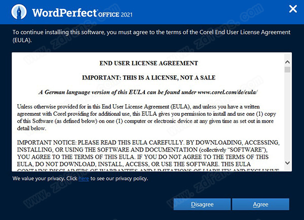 WordPerfect Office 2021中文破解版-Corel WordPerfect Office Professional 2021免费激活版下载(附破解补丁)