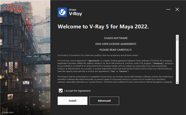 VRay for maya 2022破解补丁-VRay for maya 2022破解文件下载(附破解教程)