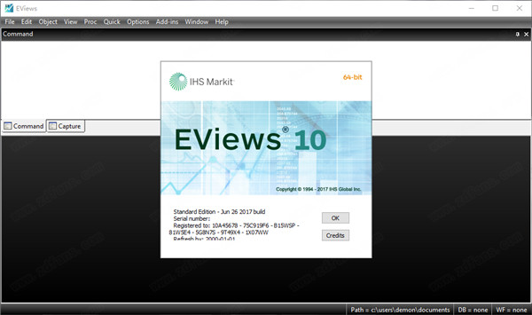 EViews Enterprise Edition 10破解版 32/64位下载(附注册机及安装破解教程)[百度网盘资源]