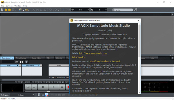 MAGIX Samplitude Music Studio 2021破解版 v26.0.0.12下载(附破解补丁)[百度网盘资源]