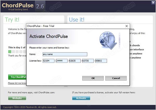 ChordPulse中文破解版-ChordPulse最新免费版下载 v2.6(附注册码)
