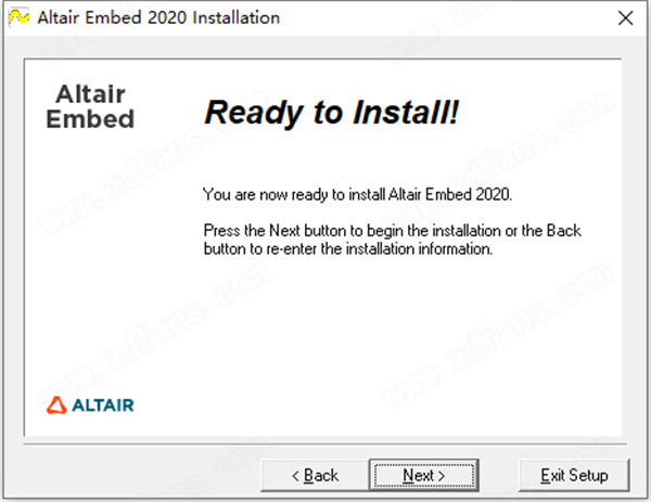 Altair Embed 2020破解版下载-Altair Embed 2020.0中文破解版 64位下载(附破解补丁)[百度网盘资源]