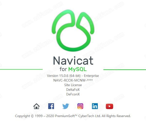 Navicat for MySQL注册码