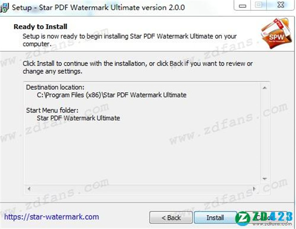 Star PDF Watermark(PDF水印添加工具)直装高级激活版下载 v2.0.0