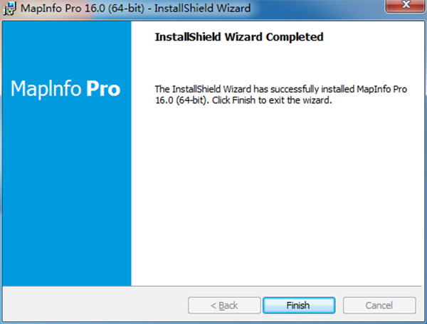 MapInfo Pro 16破解版 下载(附破解补丁及安装破解教程)[百度网盘资源]