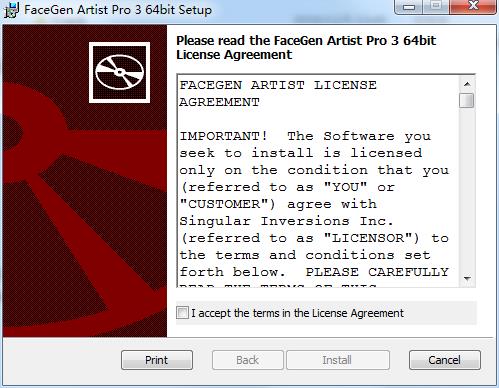 FaceGen Artist Pro特别版下载 v3.6(附安装教程)