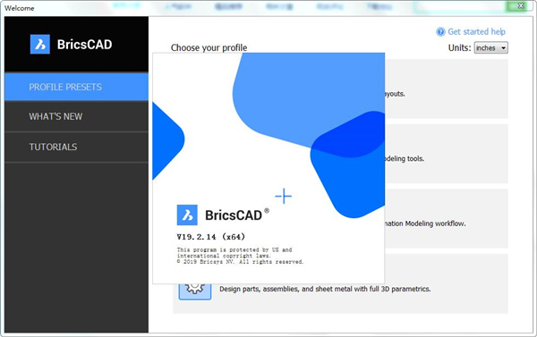 BricsCAD Platinum 19破解版下载(附破解补丁和教程)[百度网盘资源]