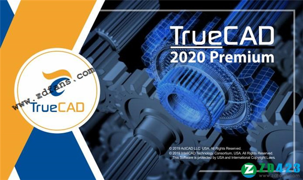 TrueCAD 2020 Premium完美破解版下载(附安装教程+破解补丁)[百度网盘资源]