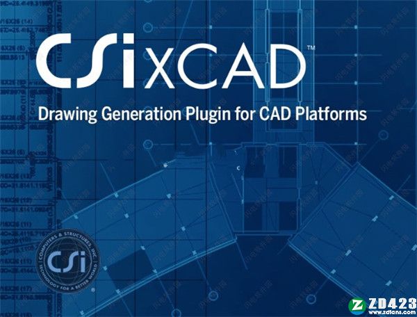 CSI CSiXCAD 19破解版-CSI CSiXCAD 19(结构图设计软件)最新免费版下载 v19.1.0