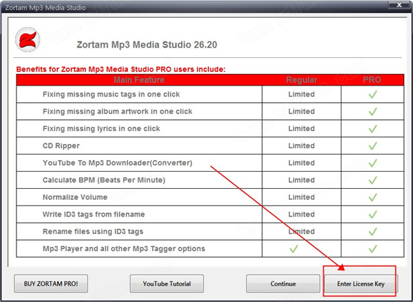 Mp3管理软件-Zortam Mp3 Media Studio Pro破解版下载 v26.20(附安装教程+注册机)