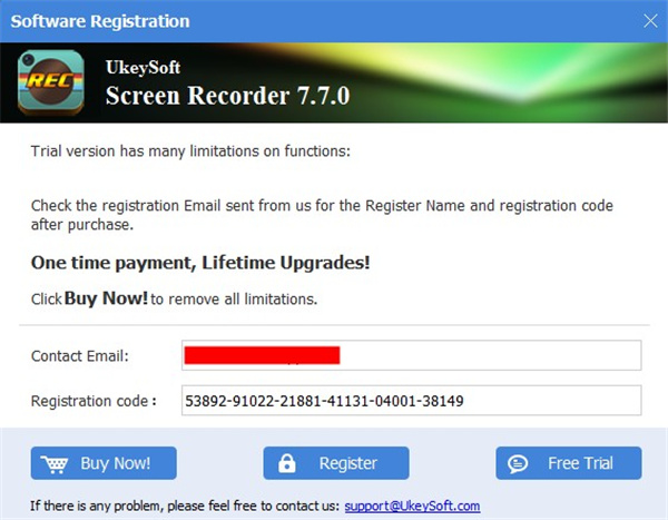 UkeySoft Screen Recorder(屏幕录制工具)破解版下载 v7.7.0(附注册码)