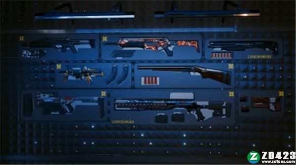 赛博朋克2077隐藏墙所有18种标志性武器MOD