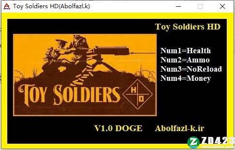 玩具士兵HD修改器-玩具士兵HD四项修改器Abolfazl版下载 v1.0