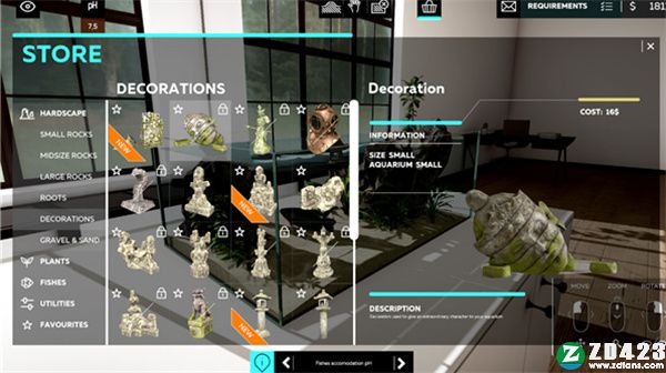 水族箱设计师修改器-水族箱设计师四项修改器DARKSiDERS版下载 v1.0