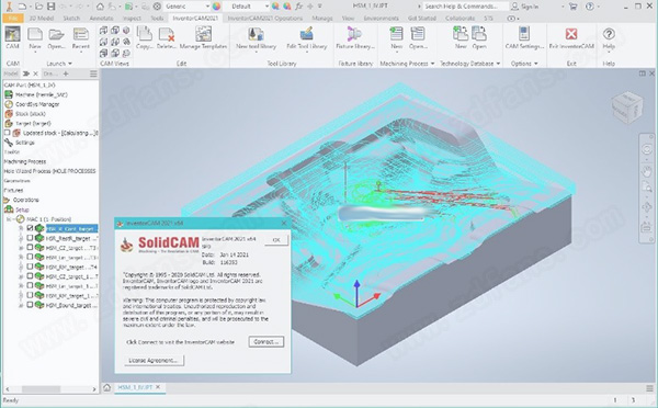 Autodesk InventorCAM Ultimate 2021中文破解版