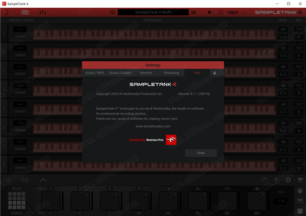 SampleTank 4破解版下载-IK Multimedia SampleTank破解版 v4.1.1下载(附注册机)