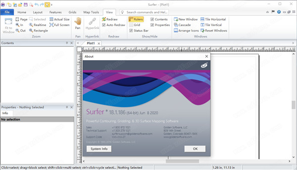 Surfer 18破解版下载-Golden Software Surfer破解版 v18.1下载(附破解补丁)