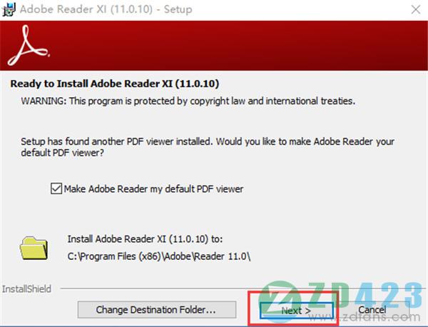 Adobe Reader中文电脑版下载 v11.0.0.379(附安装及设置中文教程)