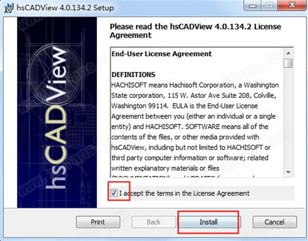 hsCADView(CAD查看软件)破解版下载 v4.0.134.2(附安装教程+破解补丁)