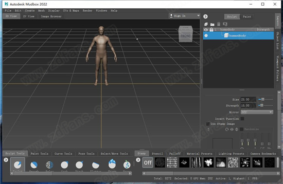 Autodesk Mudbox 2022序列号