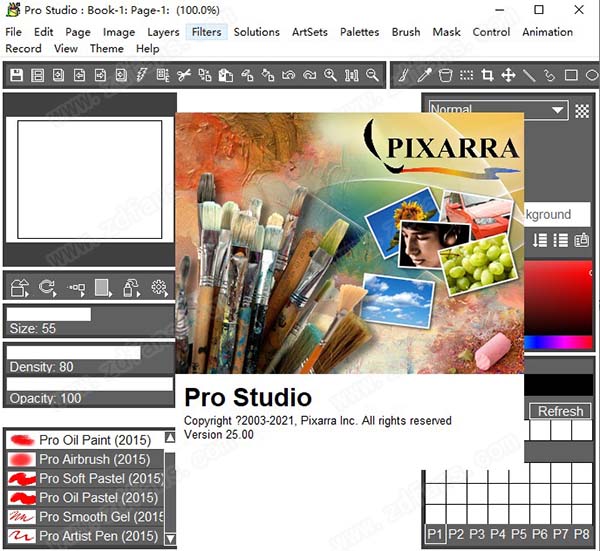 TwistedBrush Pro 25中文破解版-Pixarra TwistedBrush Pro Studio 25激活免费版下载(附破解补丁)