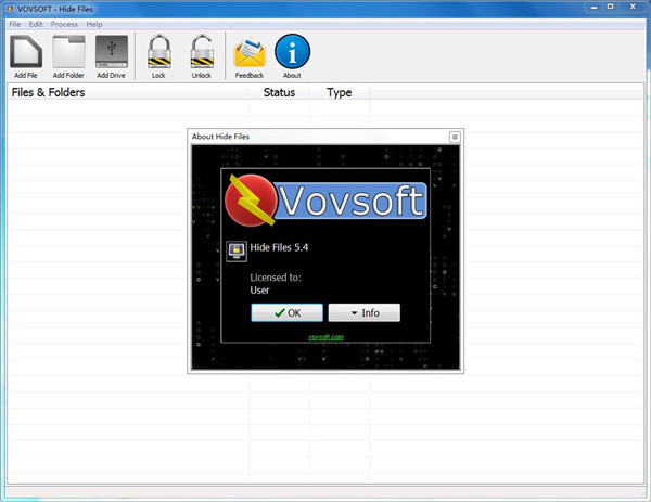 VovSoft Hide Files(电脑文件隐藏工具)中文破解版下载 v5.4