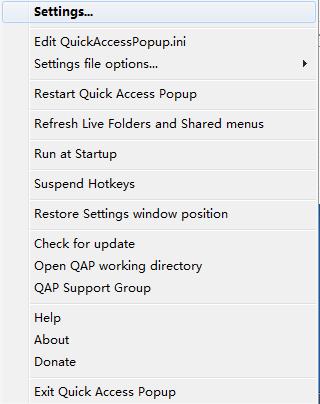 Quick Access Popup(快速启动菜单) v11.0.5.1 绿色中文版下载