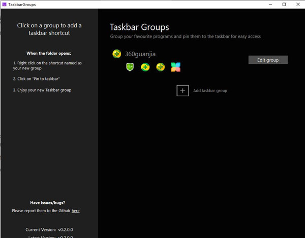 Taskbar Groups(任务栏图标分组工具)绿色版下载 v0.2