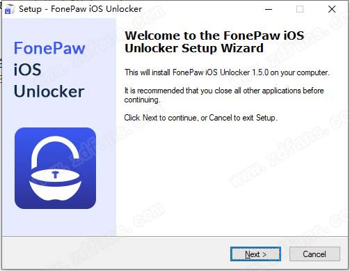 FonePaw iOS Unlocker破解版-FonePaw iOS Unlocker中文免费版下载 v1.5.0(附破解补丁)