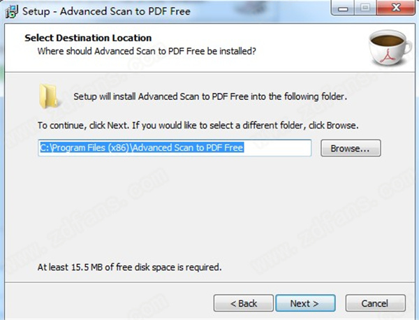 Advanced Scan to PDF Free(PDF格式转换工具)免费版下载 v4.6.1