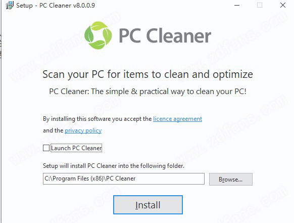PC Cleaner Pro 8中文破解版下载 v8.0.0.9(附破解补丁)