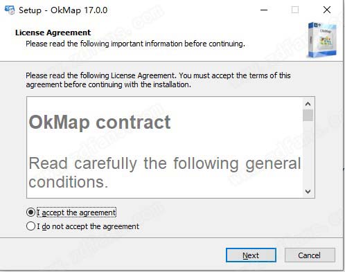 OkMap 17中文破解版-OkMap Desktop 17免费激活版下载(附破解补丁)