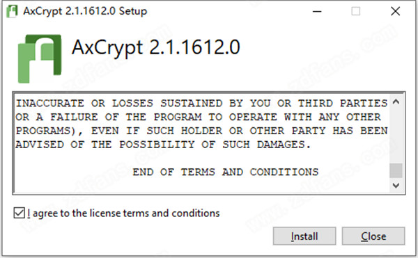 AxCrypt中文破解版下载 v2.1.16(附破解补丁)