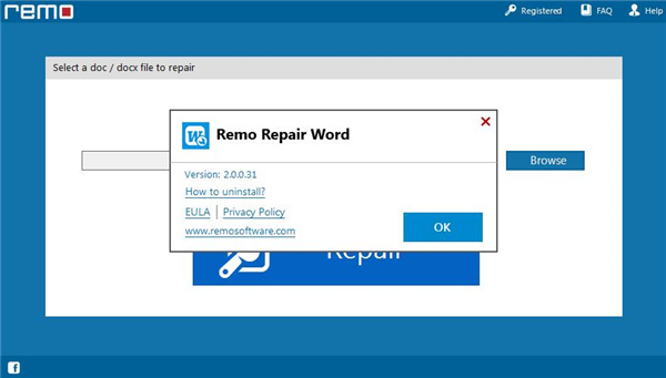 Remo Repair Word(Word文件修复)破解版下载 v2.0.0.31(附破解补丁)