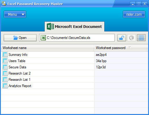 Excel密码破解工具(Excel Password Recovery Master)中文版下载 v4.2