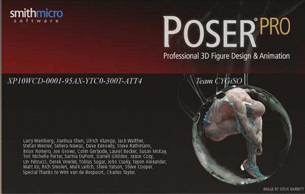 Poser pro 7.0破解版下载(附序列号)