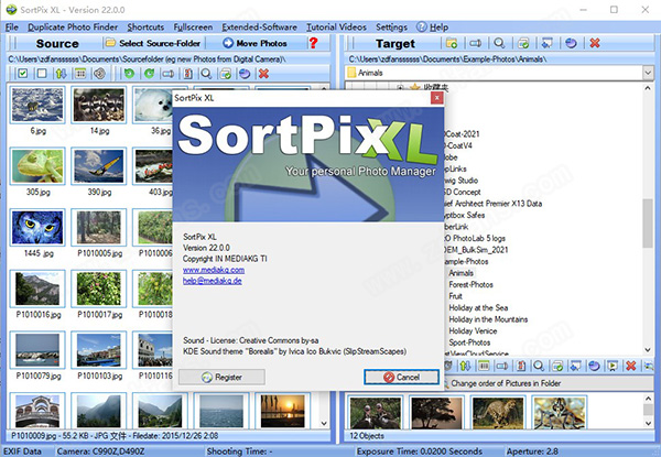 SortPix XL 22破解版-IN MEDIA KG SortPix XL 22中文免费版下载 v22.02(附破解补丁)